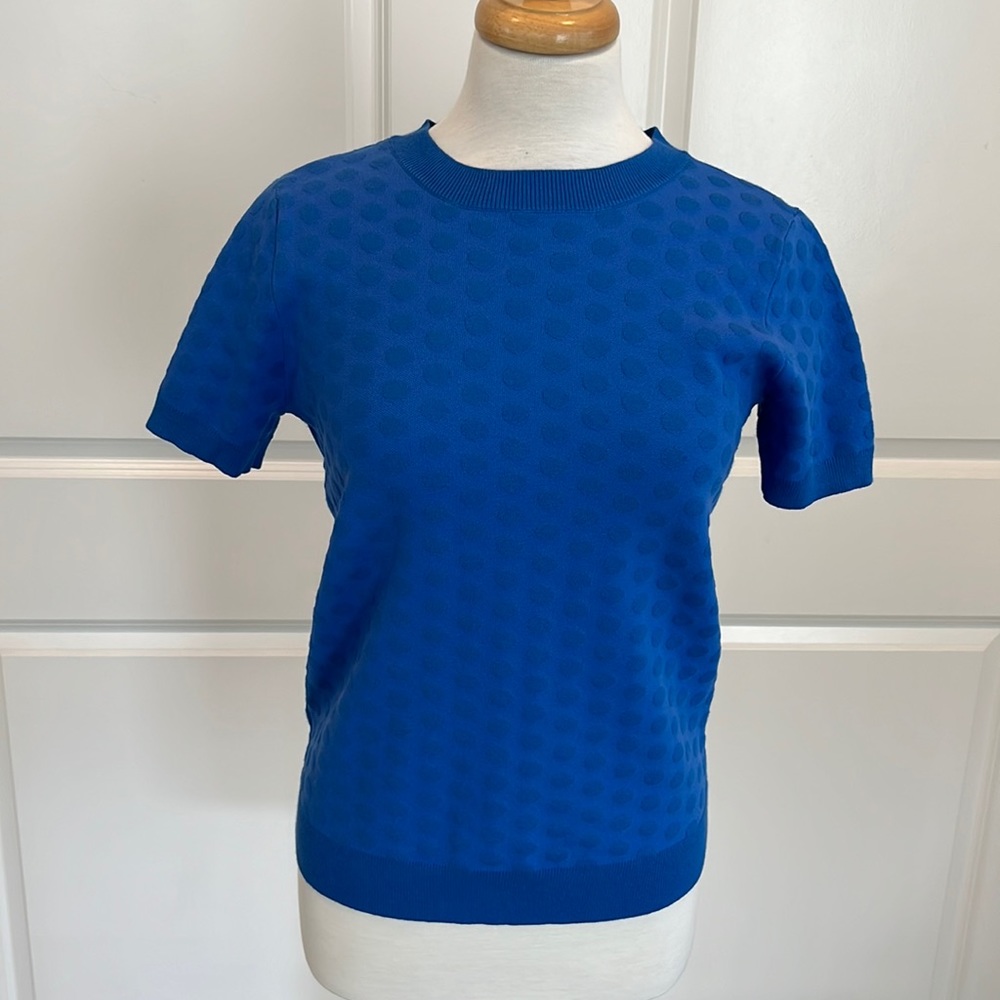 Halogen Blue Nylon/viscose blend sweater. Size Medium Petite